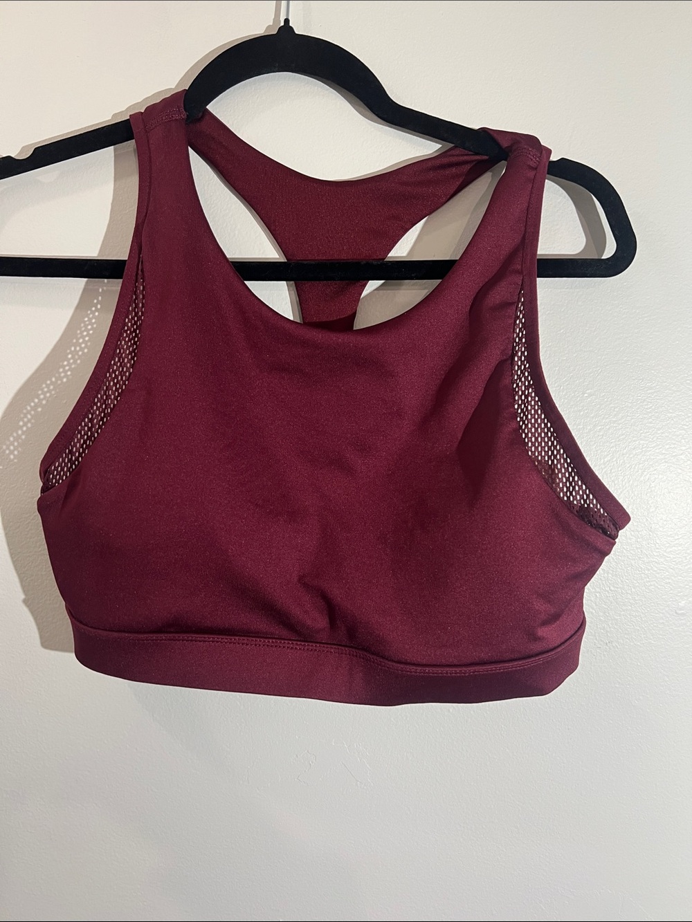 C9 by Champion High-Neck Sports Bralette - Burgundy/Wine